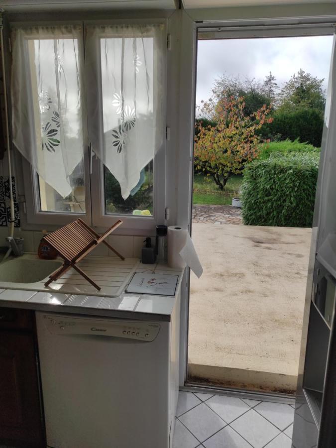 Maison De Village Avec Exterieur Oysonville Luaran gambar